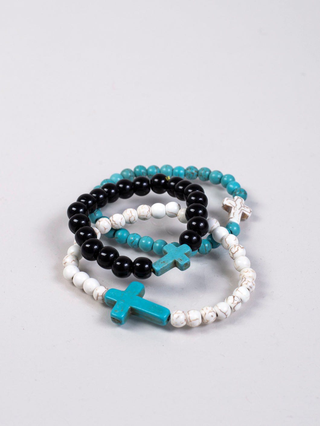 Beaded Cross Bracelet