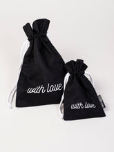 Load image into Gallery viewer, With Love Drawstring Gift bag
