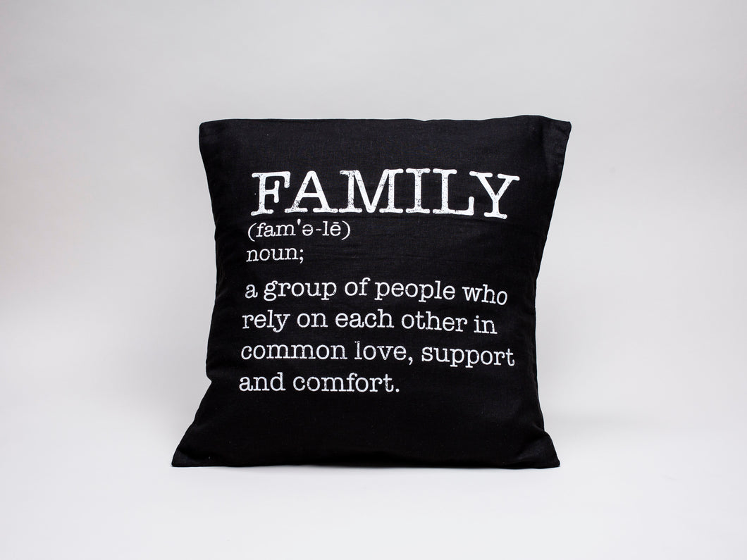 Family Defined Pillow Cover